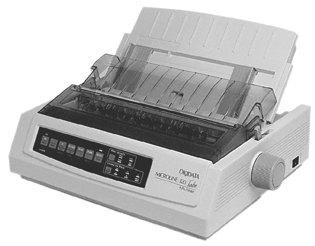 Congratulations! The PNG Image Has Been Downloaded (Dot-matrix Printer