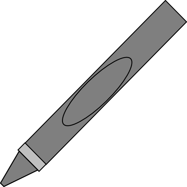 Congratulations! The PNG Image Has Been Downloaded (Gray Crayon Clip