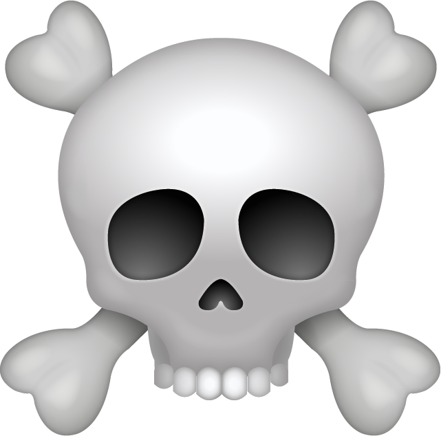 Congratulations! The PNG Image Has Been Downloaded (Skull Emoji Png
