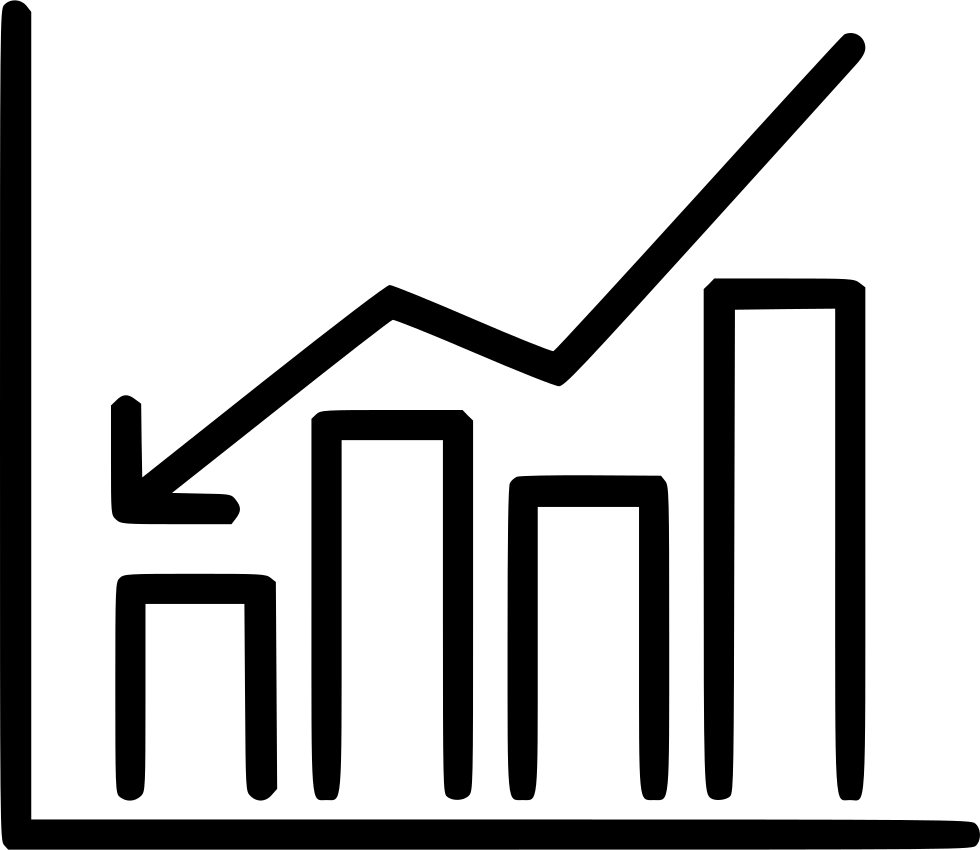 black white chart business analysis down stock vector... Congratulations! The PNG Image Has Been Downloaded (Bussiness Analysis ...