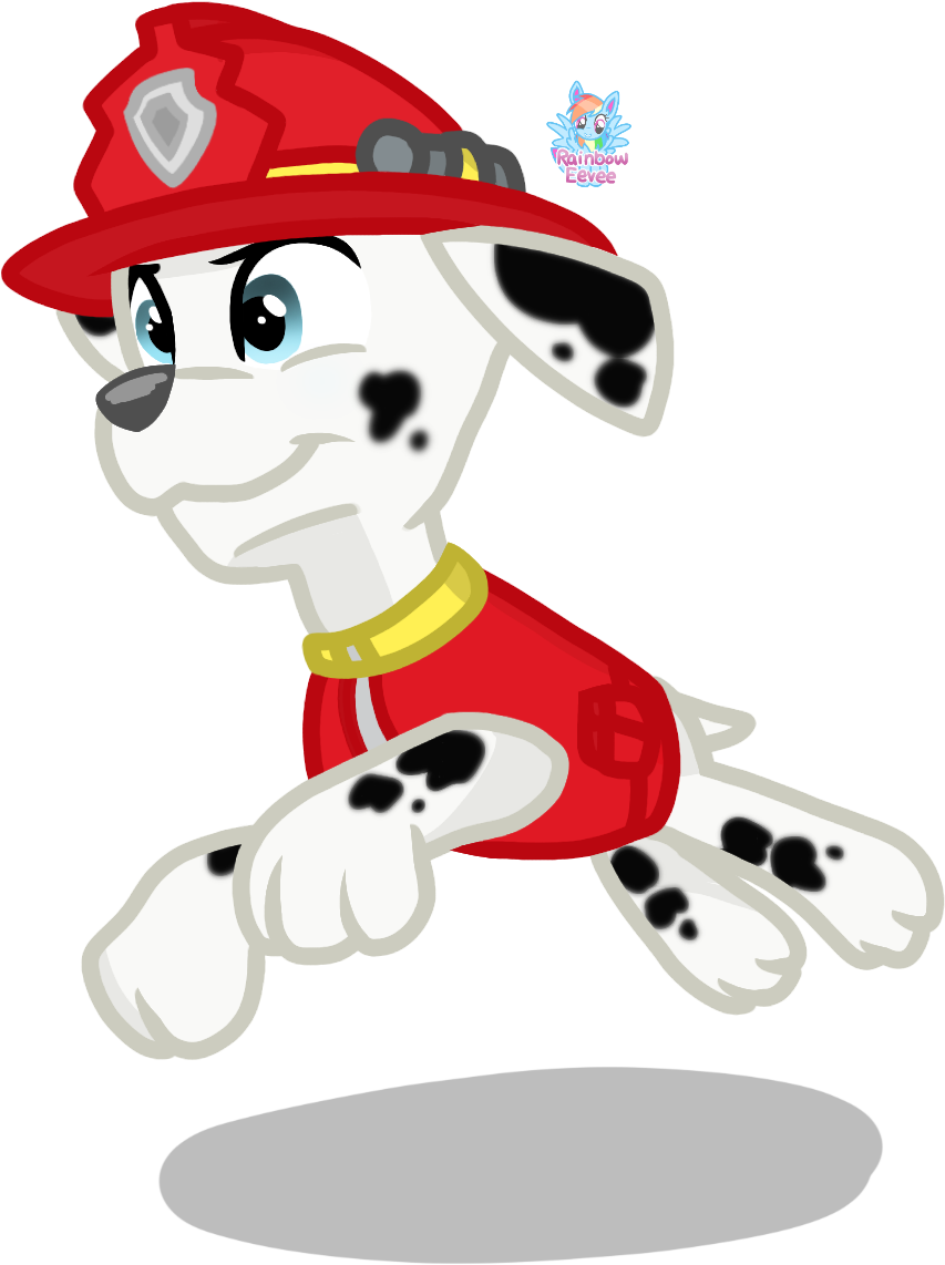Congratulations! The PNG Image Has Been Downloaded (Marshall Vector Paw
