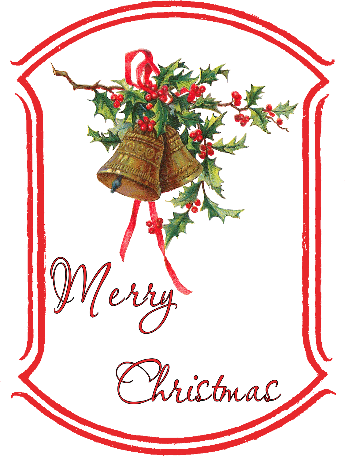 Congratulations! The PNG Image Has Been Downloaded (Christmas Gift Tag