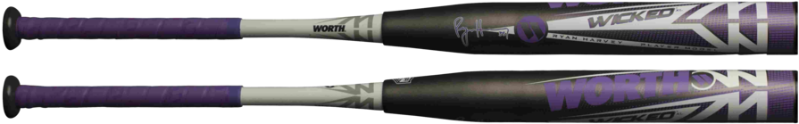 Worth Wicked Softball Bat ASA Certified 2004 34 26oz 2 1/4 SBW20