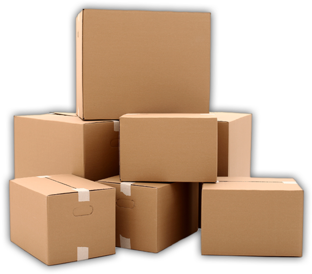 Congratulations! The PNG Image Has Been Downloaded (Packed Moving Boxes