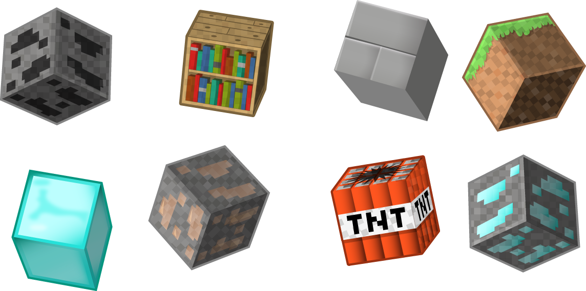 Congratulations! The PNG Image Has Been Downloaded (Minecraft Block Png ...