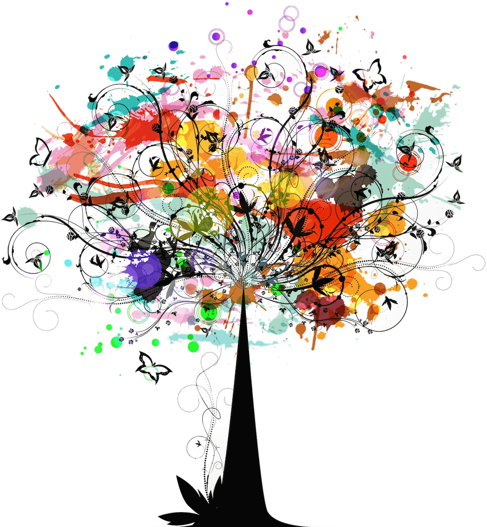 Tree Vector Color Png Congratulations! The PNG Image Has Been Downloaded (Colorful Vector ...