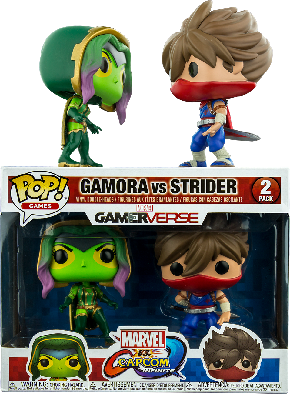 Funko MARVEL vs. CAPCOM GamerVerse 2-Pack Gamora vs. Strider, In