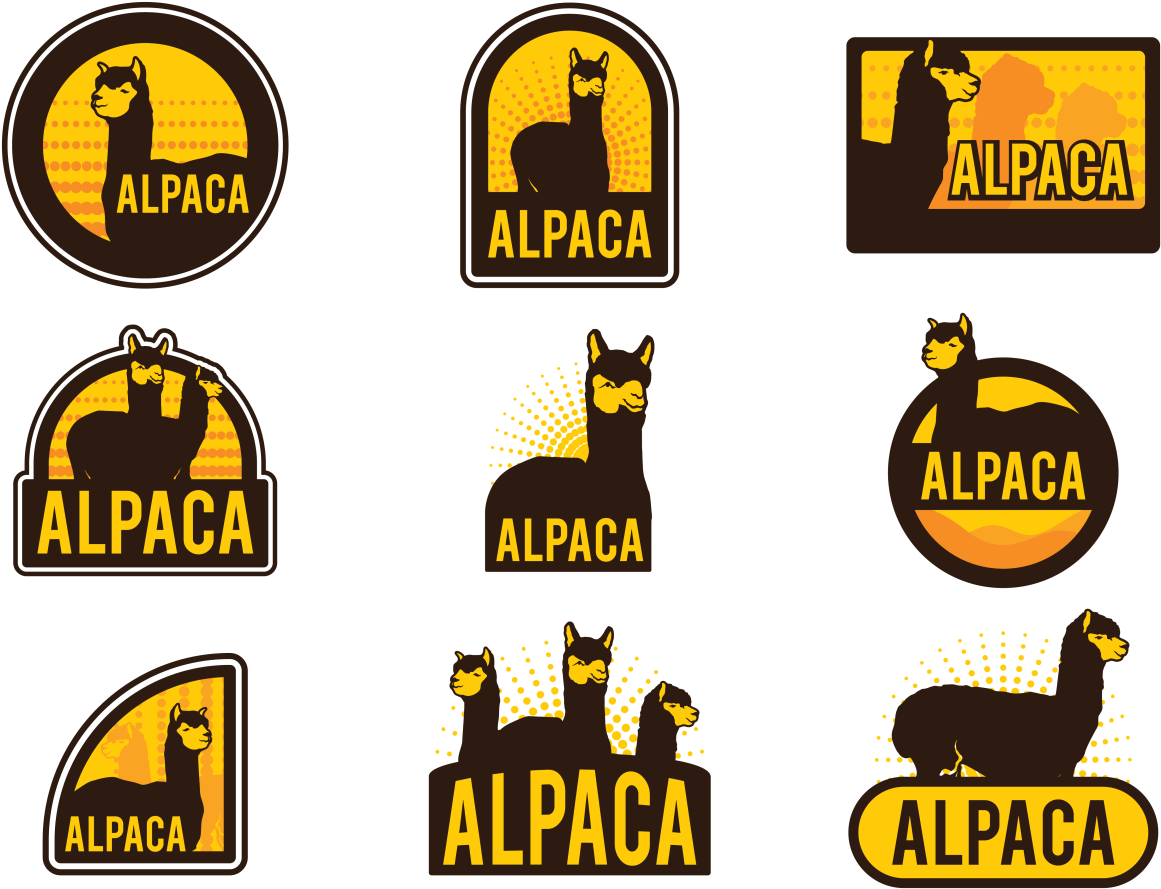 Congratulations! The PNG Image Has Been Downloaded (Set Of Alpaca ...