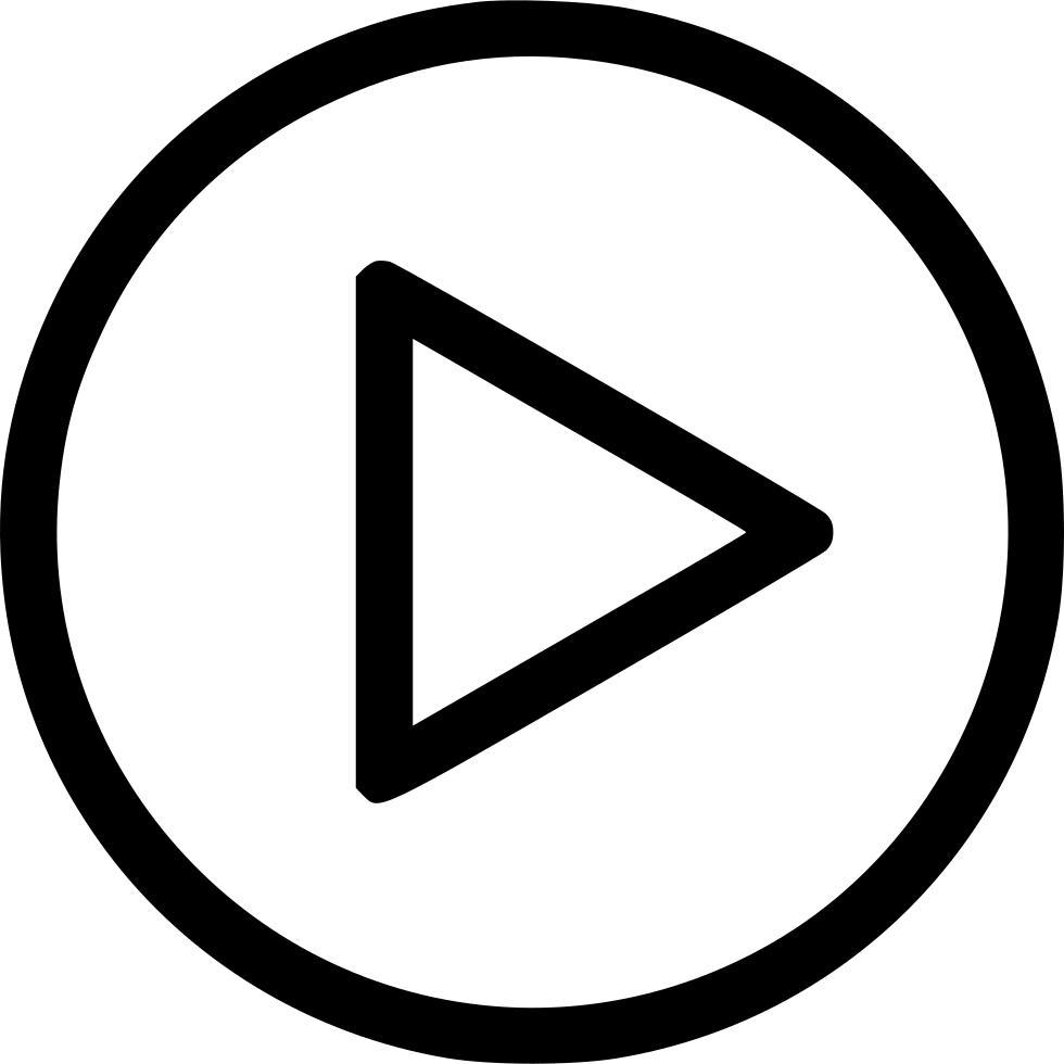 White Video Icon Png