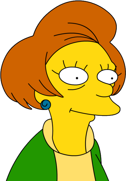 Congratulations The PNG Image Has Been Downloaded (Edna Krabappel
