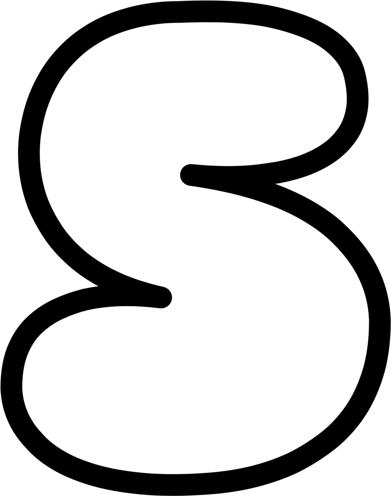 Congratulations! The PNG Image Has Been Downloaded (Bubble Letters S