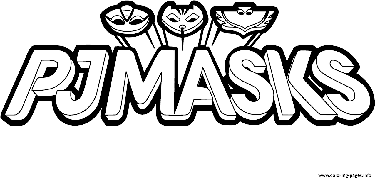 Pj Masks Printable Logo