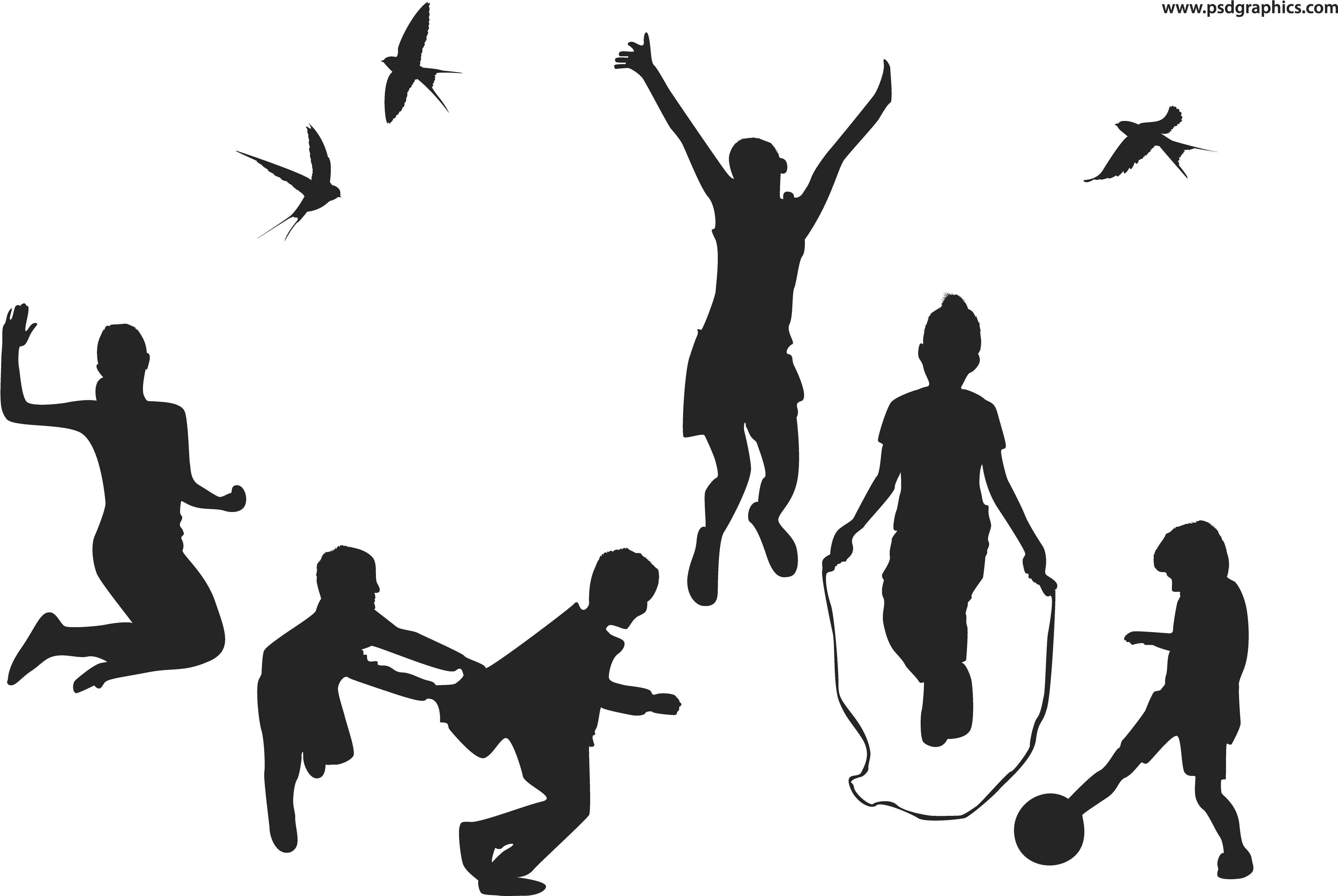 Congratulations! The PNG Image Has Been Downloaded (Silhouette Child ...