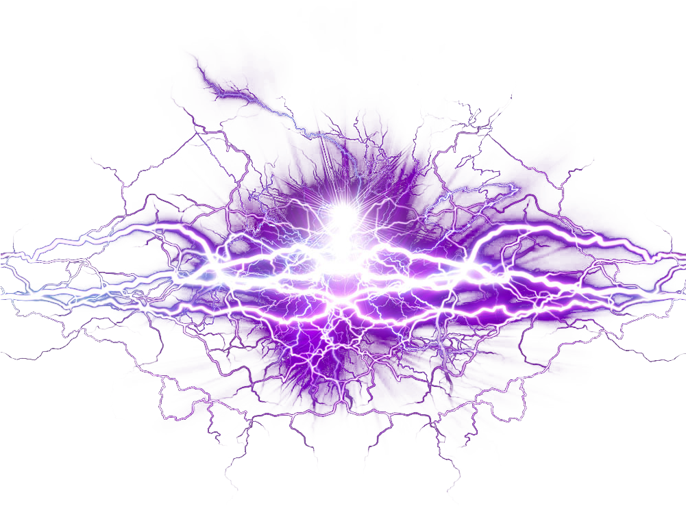 Congratulations! The PNG Image Has Been Downloaded (Purple Lightning