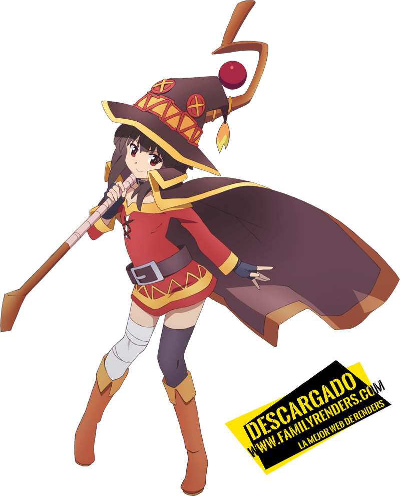 Megumin Sprites Congratulations! The PNG Image Has Been Downloaded (Konosuba Megumin ...