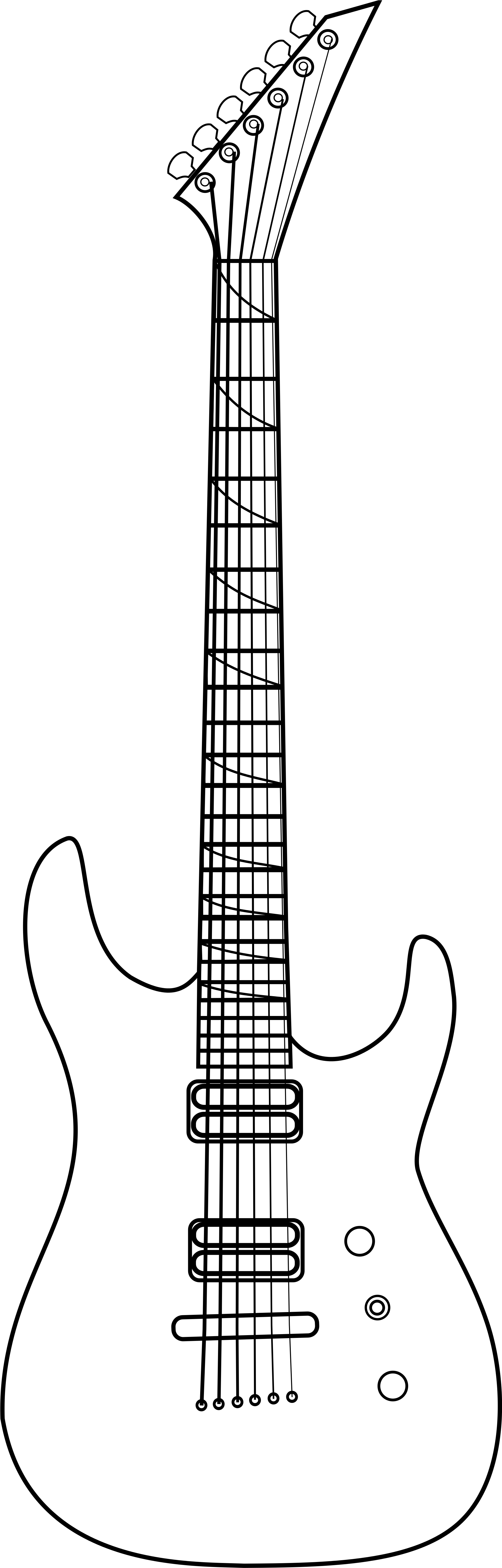 Congratulations! The PNG Image Has Been Downloaded (Guitar Outline Png