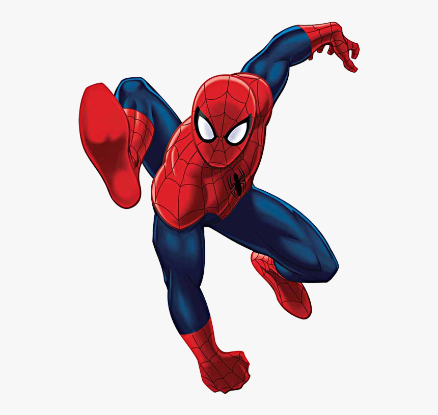 Spiderman Clip Art Jump Png Image - Spiderman Clipart Png, Transparent Png