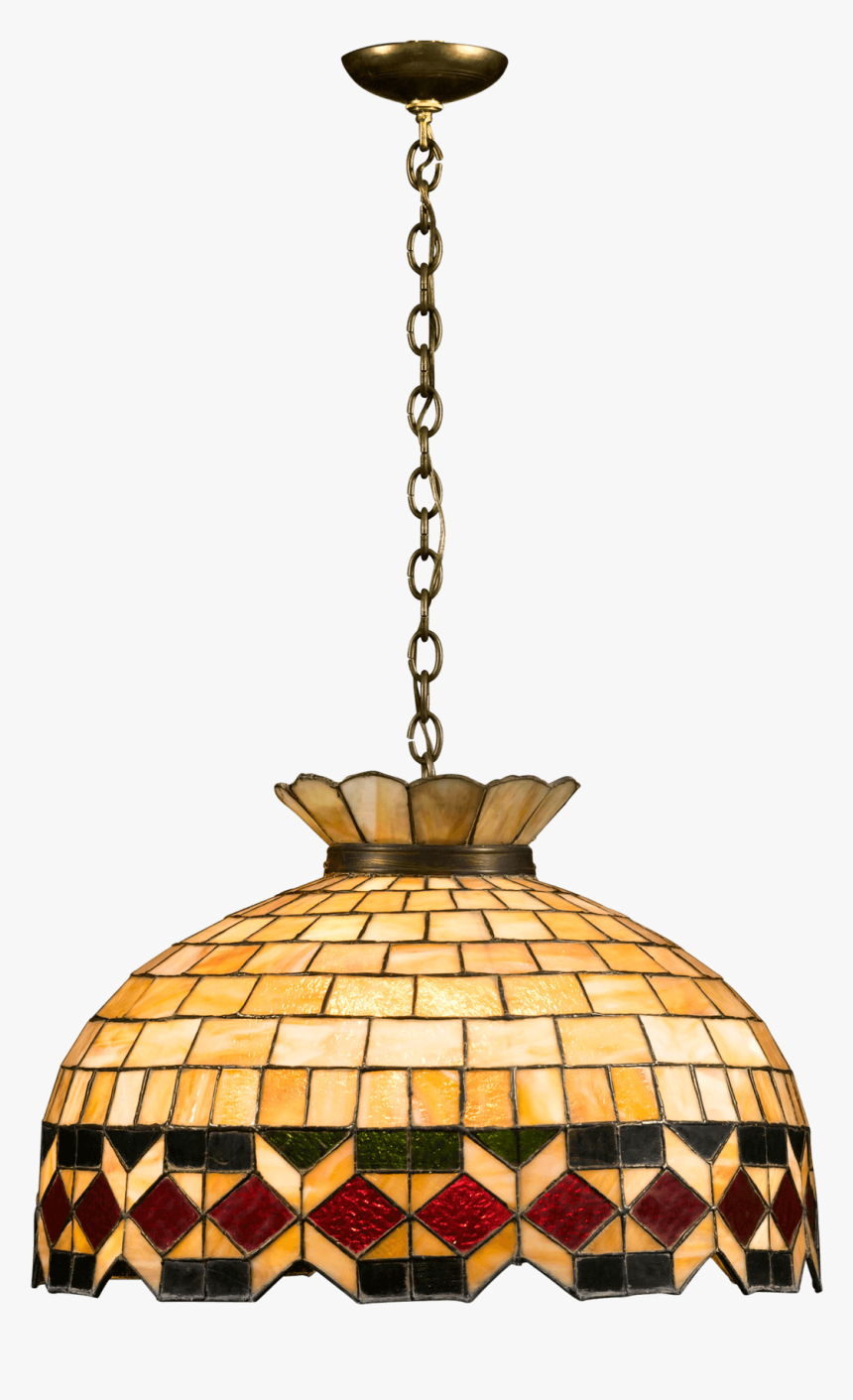 Leaded Glass Hanging Light - Stained Glass Hanging Light, HD Png Download