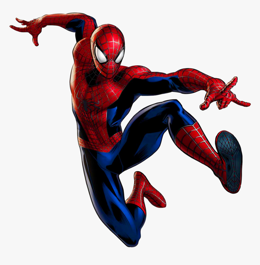 Thumb Image - Spiderman Red And Blue, HD Png Download