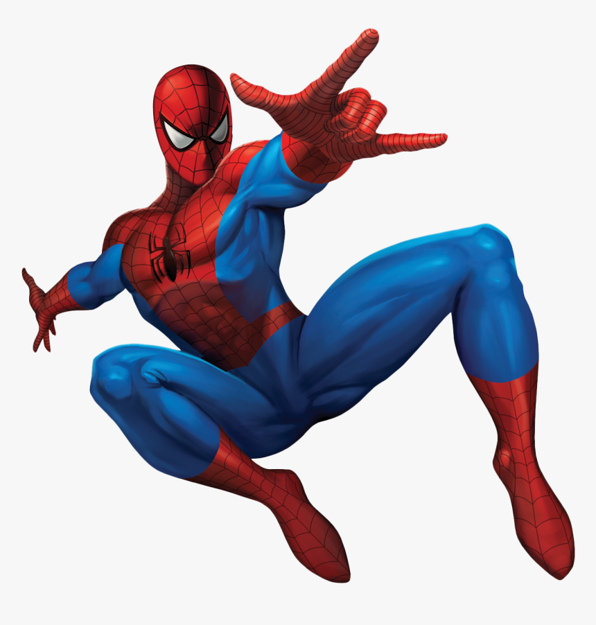 Spider-man Clip Art - Cartoon Spiderman, HD Png Download