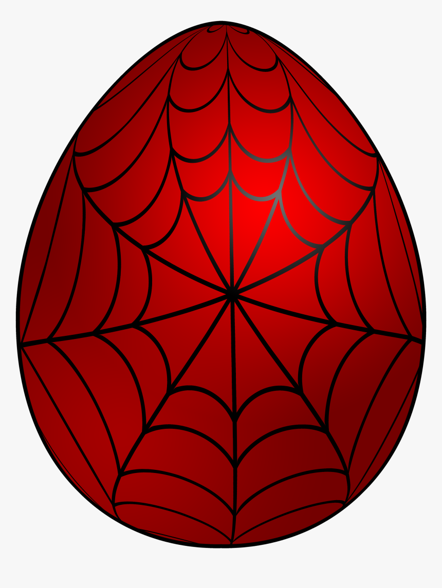 Spiderman Easter Egg Png Clip Art - Spider-man, Transparent Png