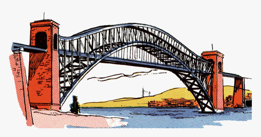 Vintage Clip Art Free Image On Pixabay - Puente Clipart, HD Png Download