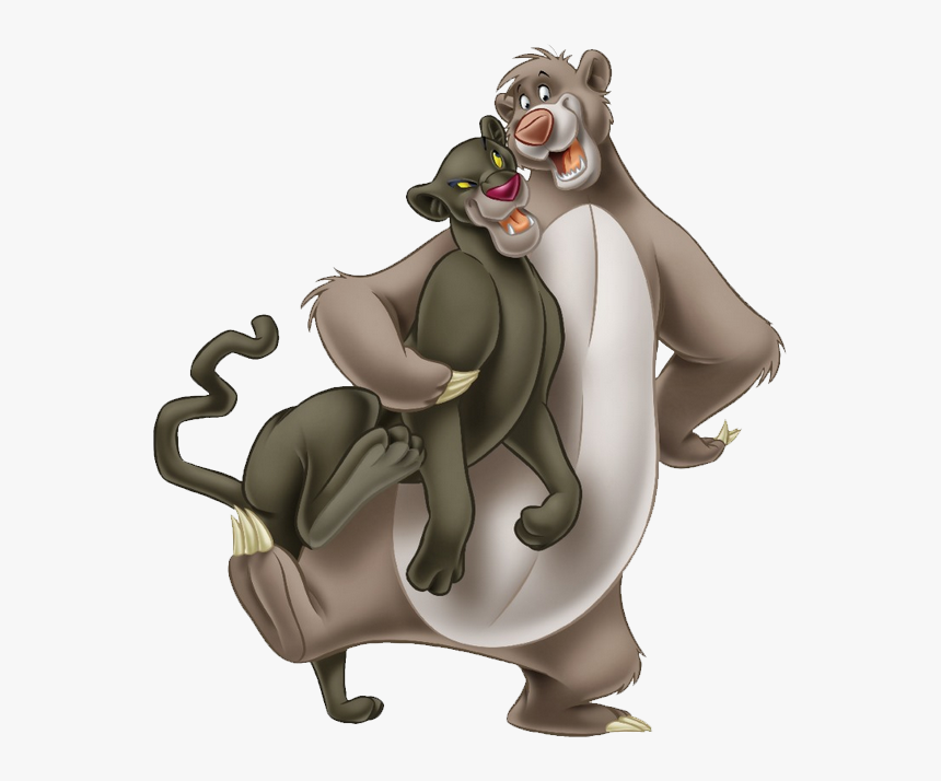 Baloo Png Clipart - Disney Baloo And Bagheera, Transparent Png