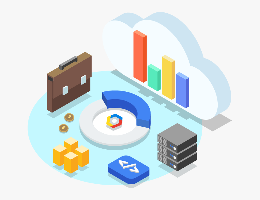 Google Cloud Platform Illustration, HD Png Download