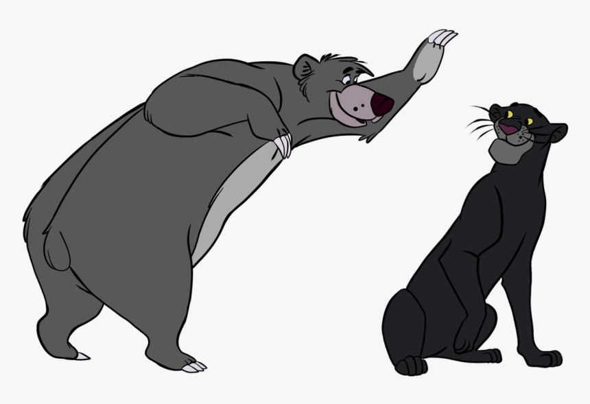 Download Baloo Png Background Image - Libro De La Selva Bagheera, Transparent Png