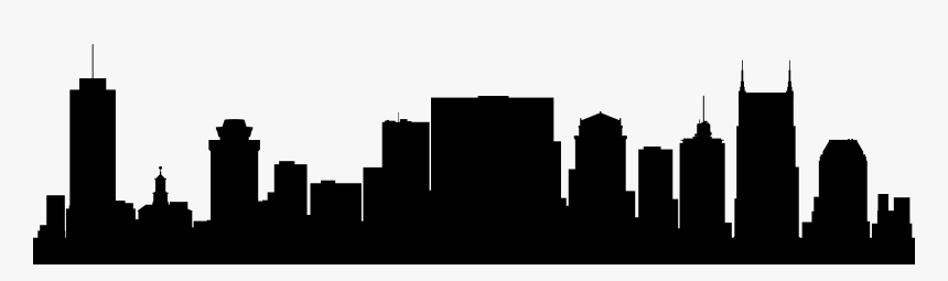 Nashville Skyline Silhouette Png - Nashville Skyline Clip Art, Transparent Png