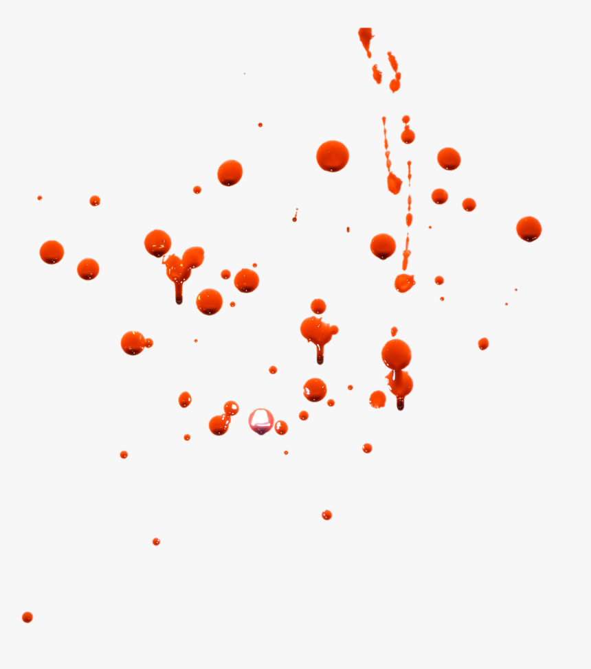 Paint Drops Png - Kan Damlasi Png, Transparent Png