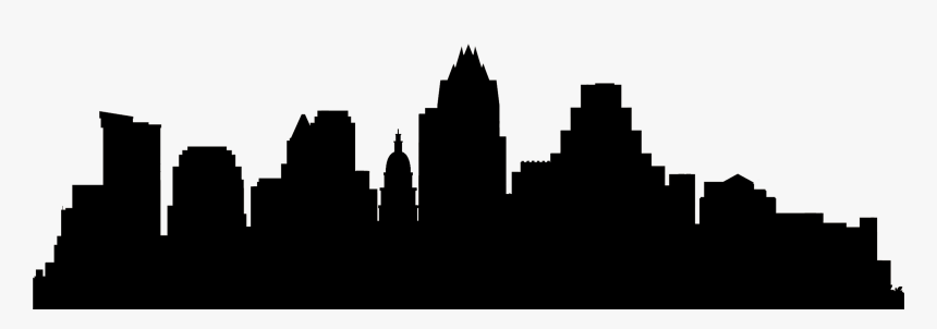 Banner Transparent Austin Skyline Clipart - Austin Texas Skyline Png, Png Download