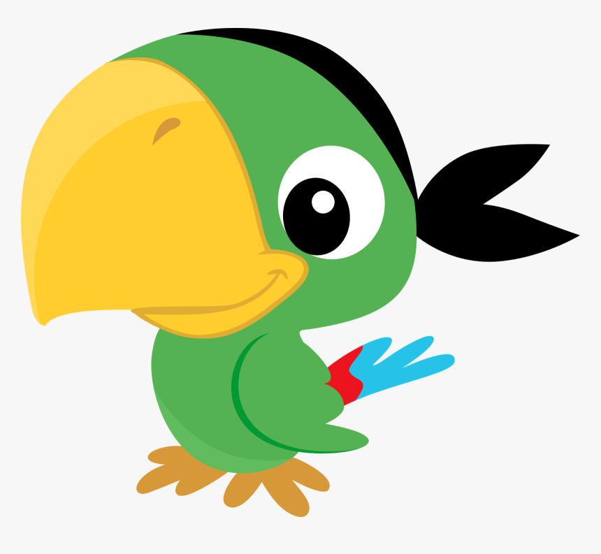 Transparent Flamingo Silhouette Png - Loro De Jake Y Los Piratas, Png Download