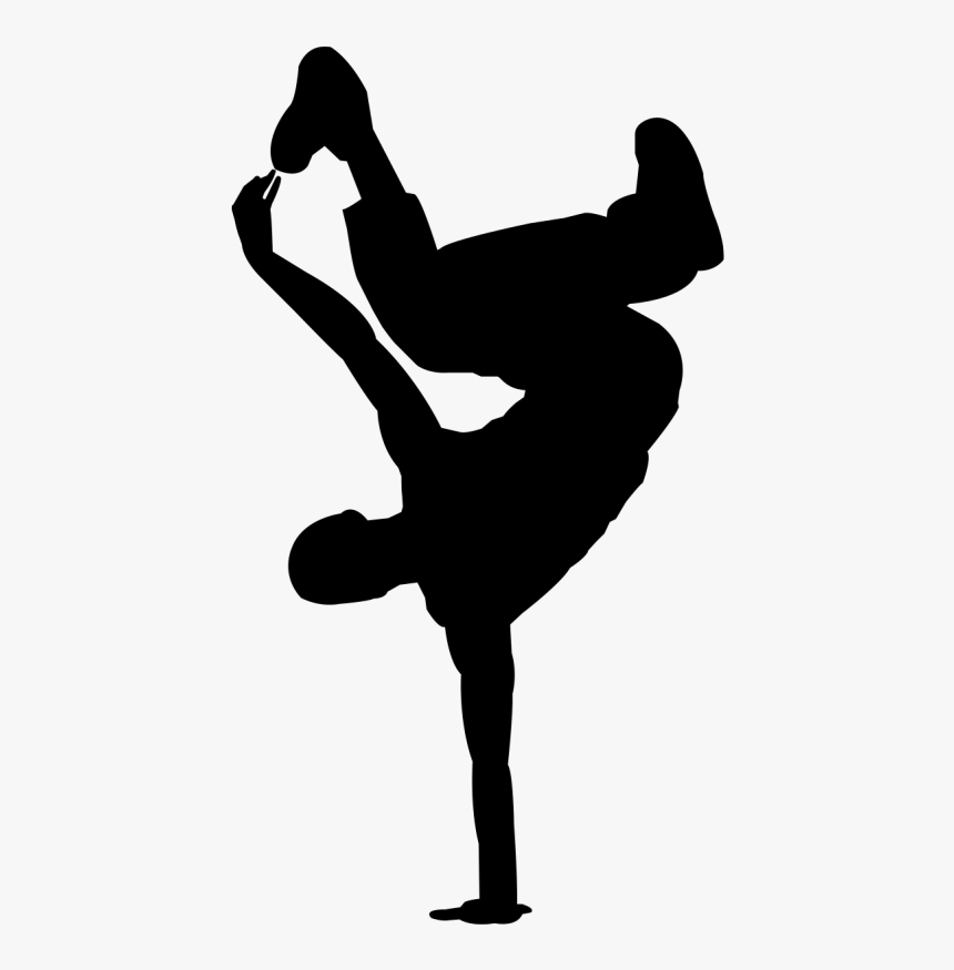 Transparent Hip Hop Dance Png - Boy Hip Hop Dance Silhouette, Png Download