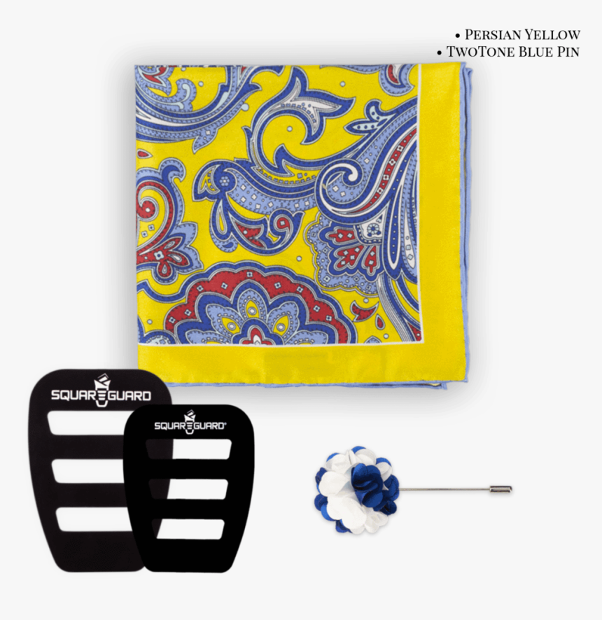1 & 1 Pocket Square And Pin Sets - Motif, HD Png Download