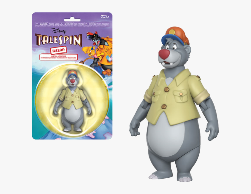 Action Figure Disney Baloo - Disney Afternoons Funko Action Figures, HD Png Download