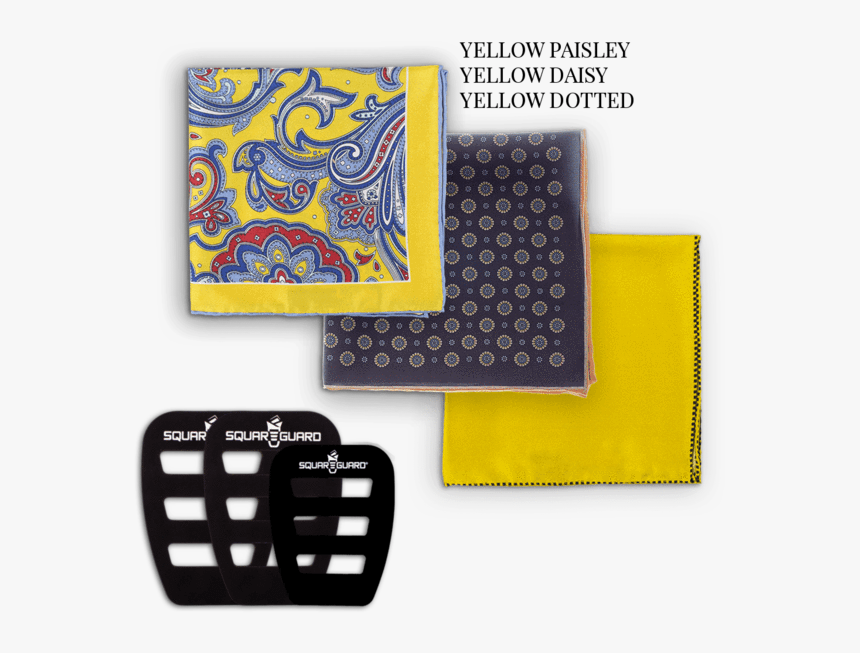 3 Pocket Square Sets - Paisley, HD Png Download