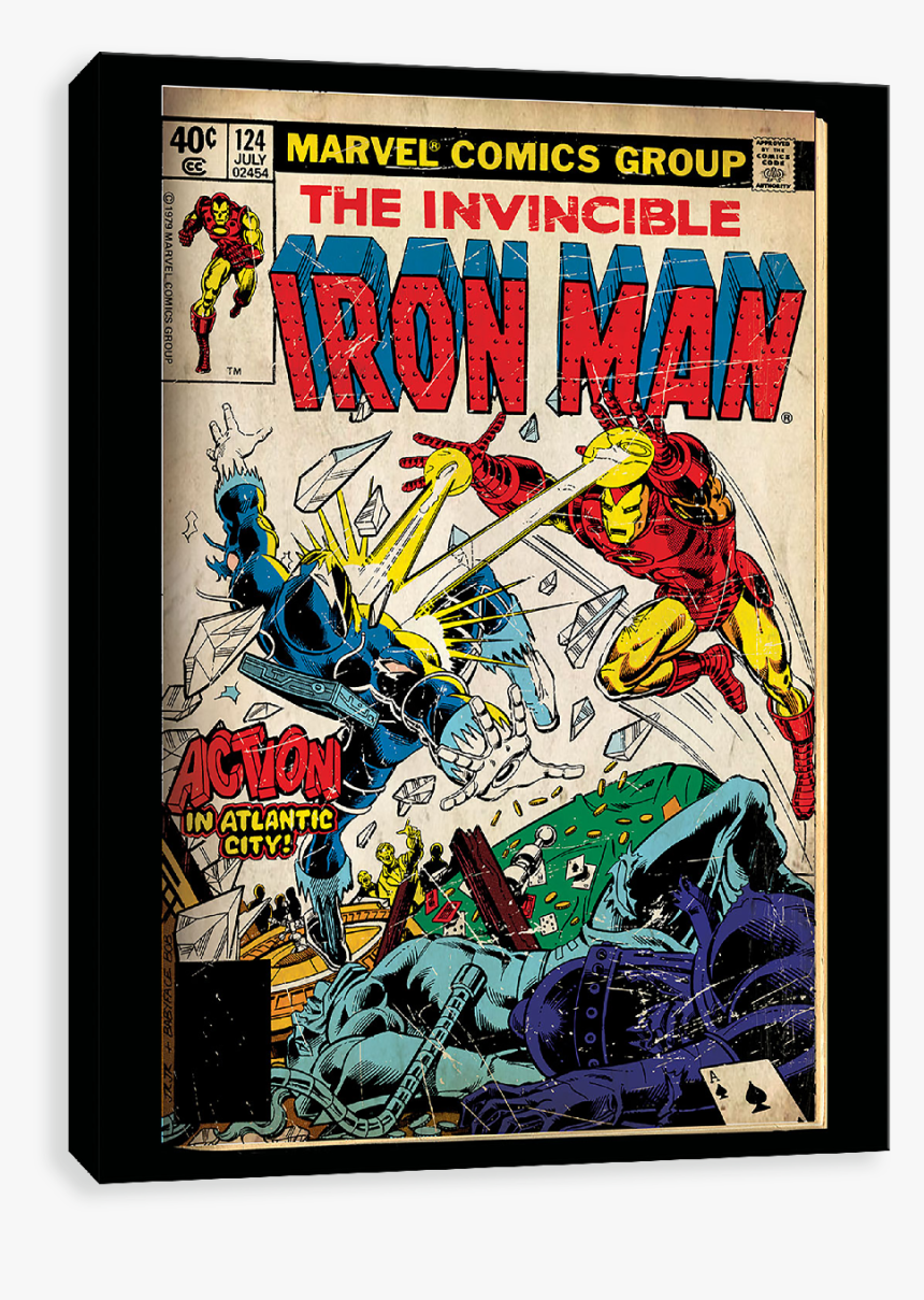 Iron Man Action In Atlantic City - Iron Man No 1 Comic Book, HD Png Download