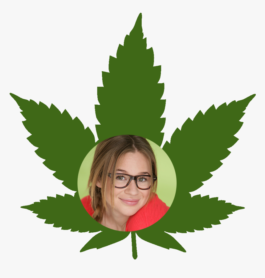 Lena Cast Pot-headshots - Transparent Background Marijuana Leaf, HD Png Download