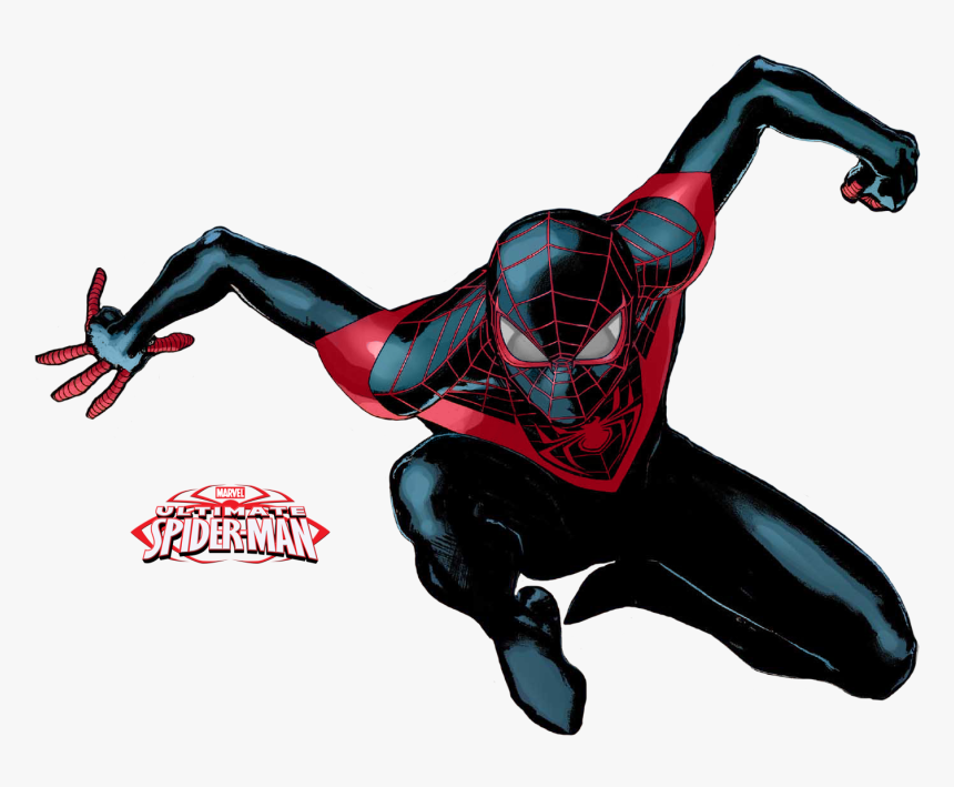 Spider Man Clipart Ultimate Spiderman - Spider Man Ultimate Miles, HD Png Download