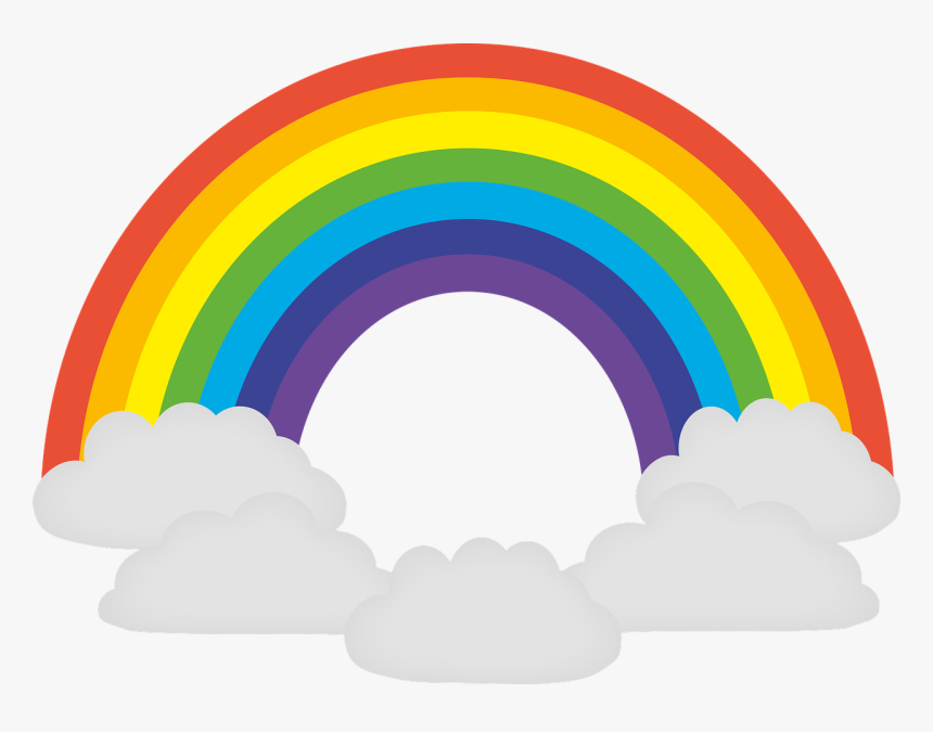 #z7v9953 Rainbow Image - Rainbow Free Clipart, HD Png Download