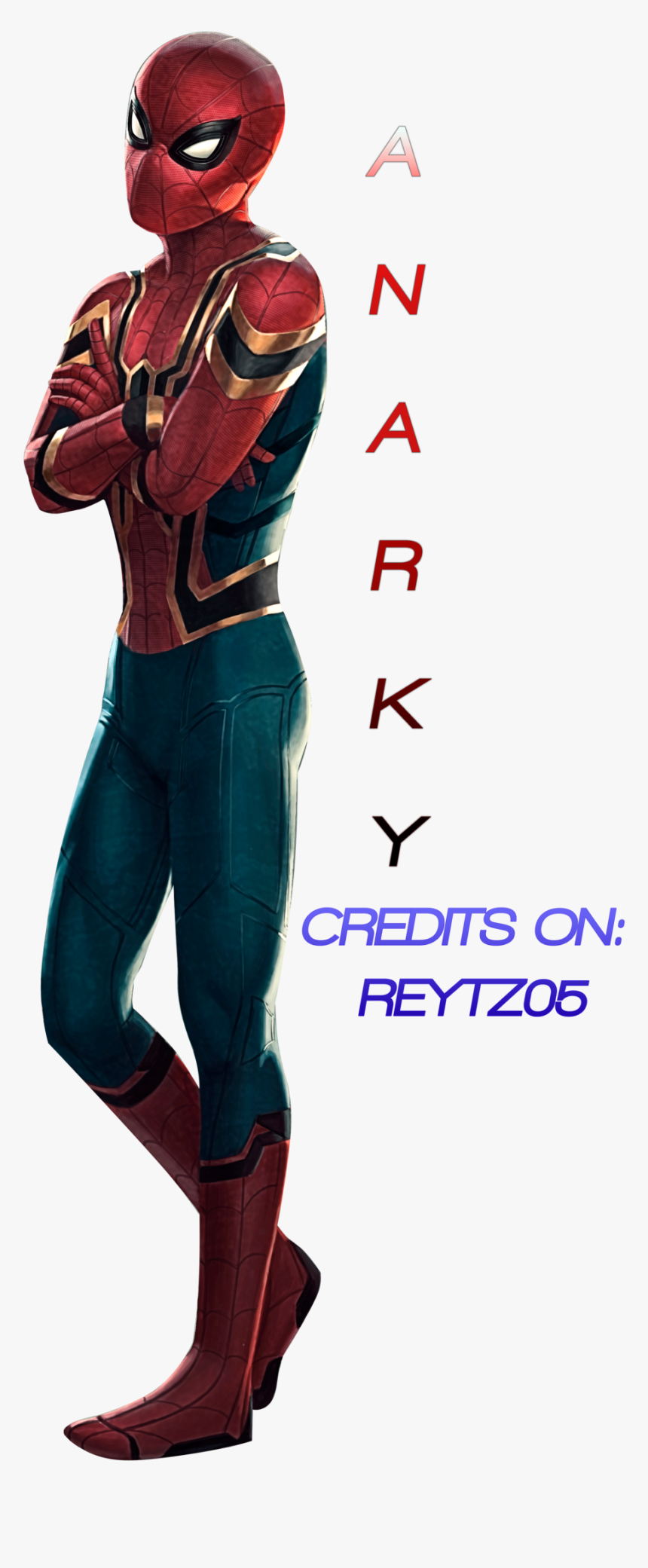 America Art Spiderman Spider-man Spider Fan Costume - Iron Spider Homecoming Png, Transparent Png
