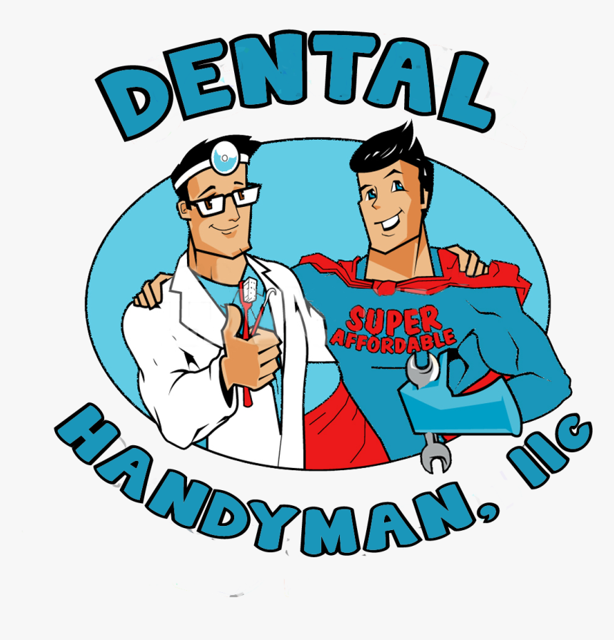 Dental Handyman Logo - Cartoon, HD Png Download