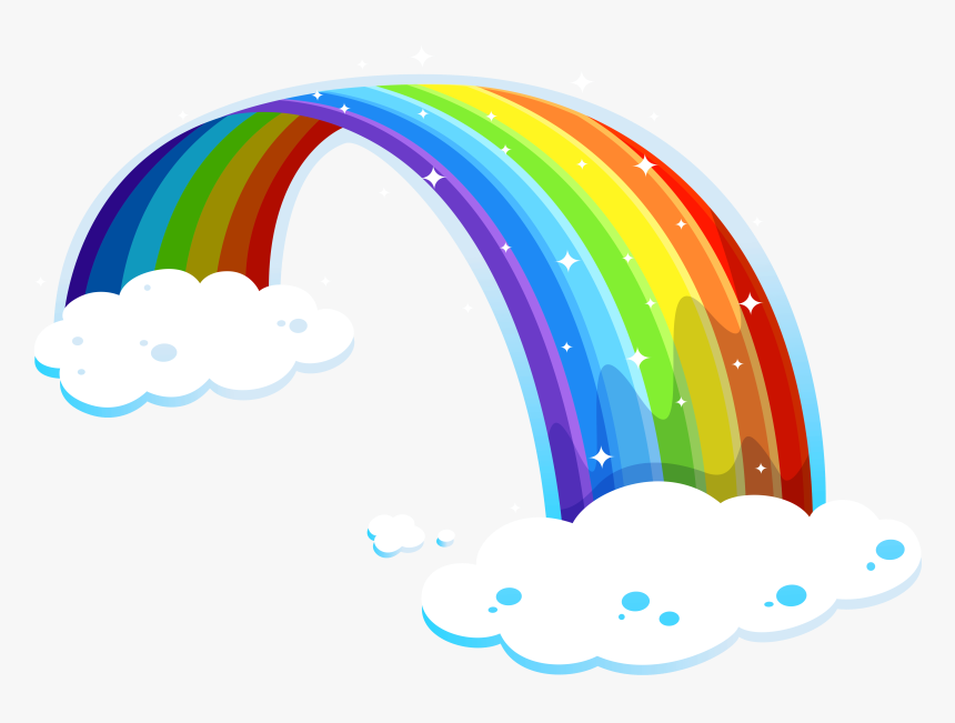 Png Pinterest Rainbows - Rainbow Clipart Png, Transparent Png