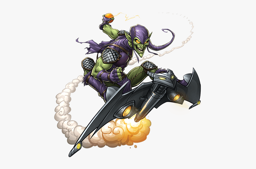 Spiderman Clipart Green Goblin - Marvel Spiderman Green Goblin, HD Png Download