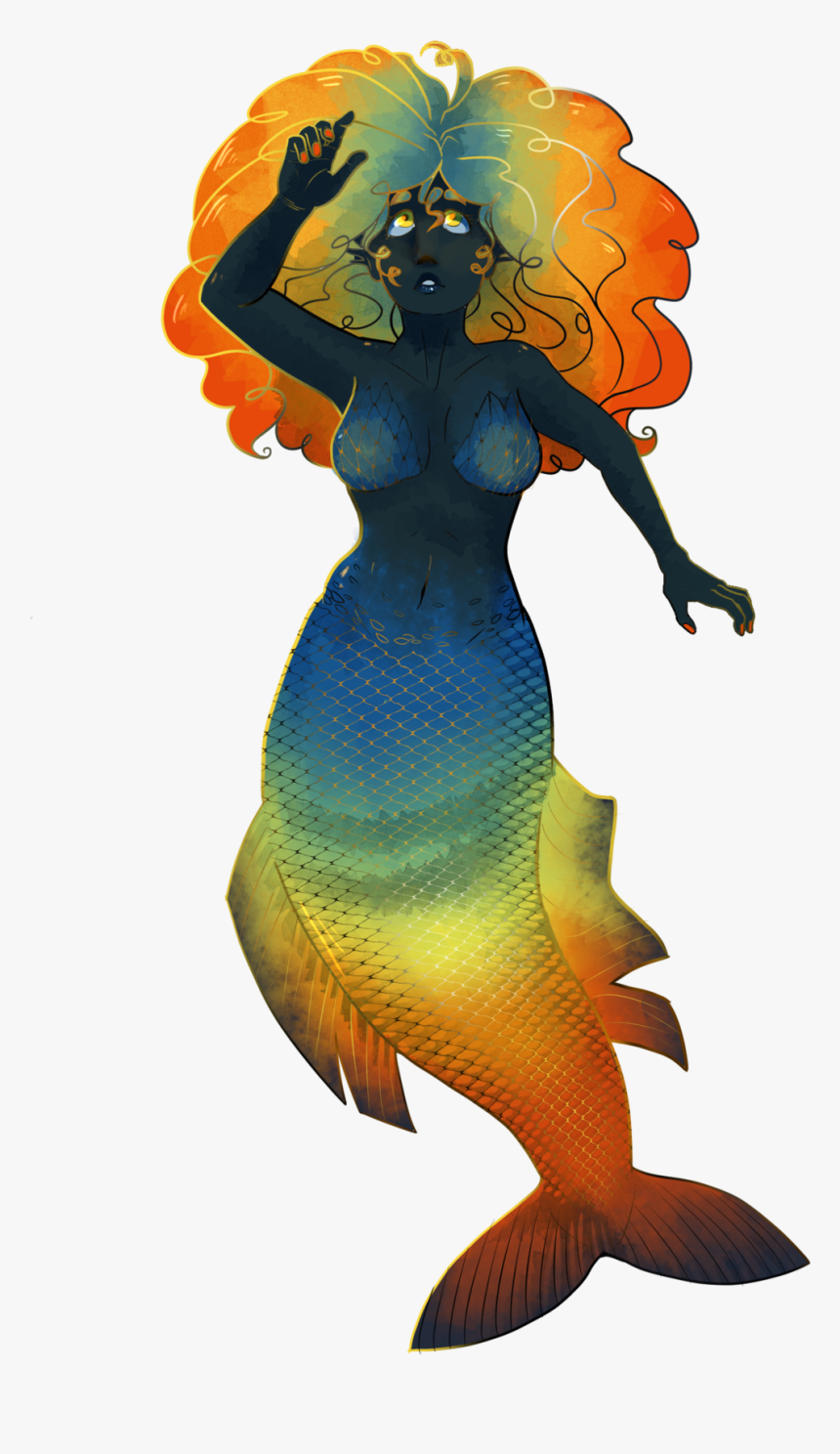 Rainbow Mermaid 
available In Redbubble 
https, HD Png Download