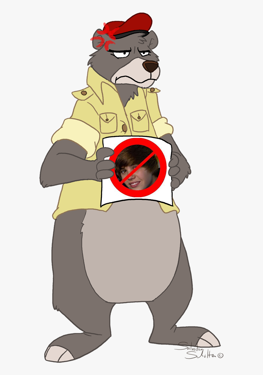 Baloo Hates Justin Bieber, HD Png Download