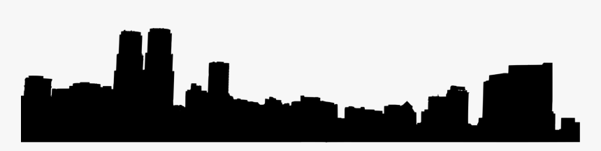 Atlanta Skyline Drawing - Silhouette City Skyline Drawing, HD Png Download