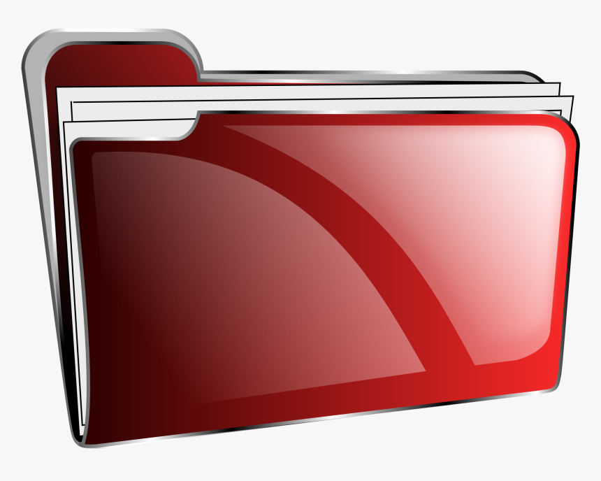 Transparent File Manager Png Red Documents Folder Icon, Png Download
