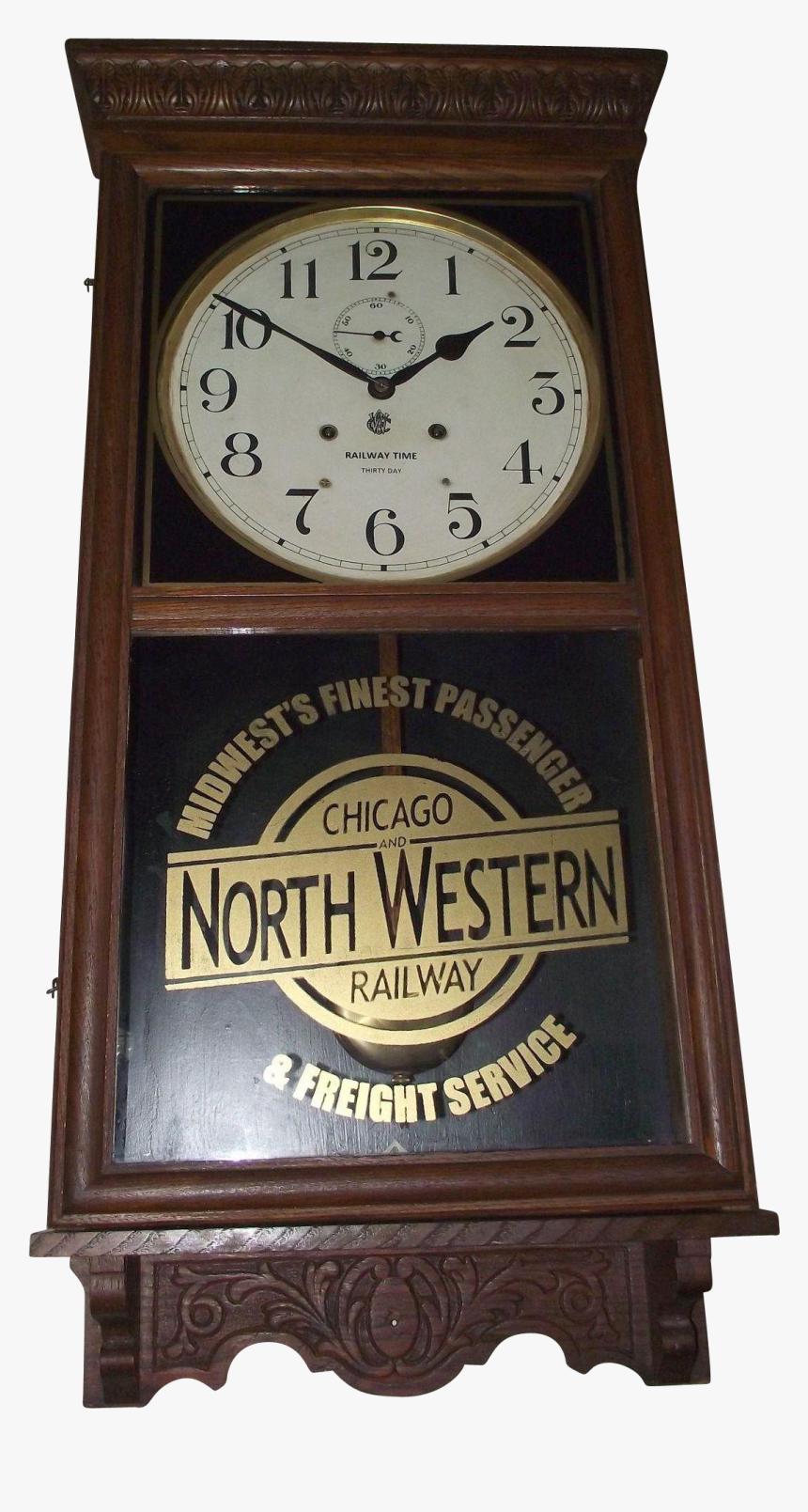 Chicago & North Western Railway - Quartz Clock, HD Png Download
